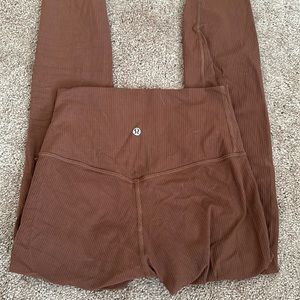 lululemon align ribbed 25”